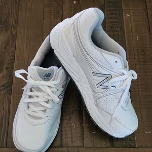 New Balance White and Gray Athletic Shoes